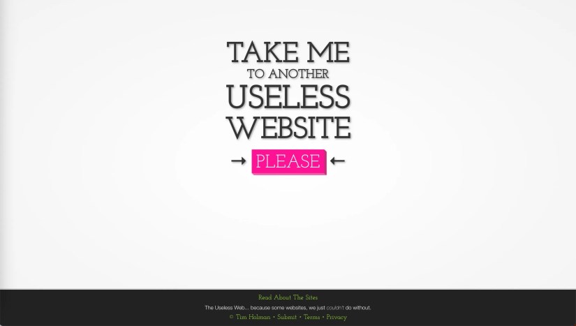 the useless web