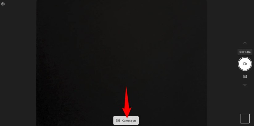 &ldquo;Camera On&rdquo; highlighted on Windows 11.