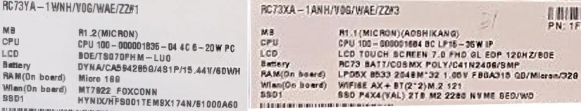 Alleged Rog Ally 2 spec sheet.