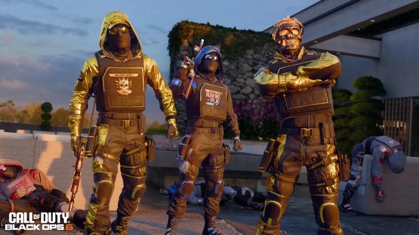 Operators posing in Ranked Play skins in Black Ops 6.