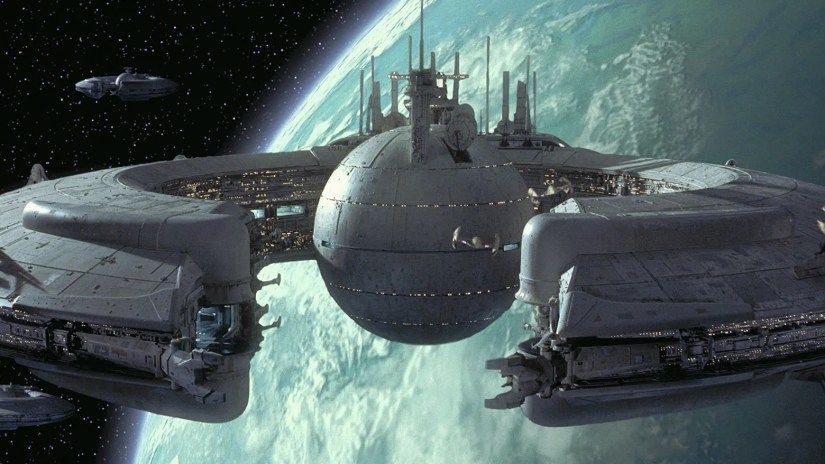 A screenshot from Star Wars Episode I: The Phantom Menace.