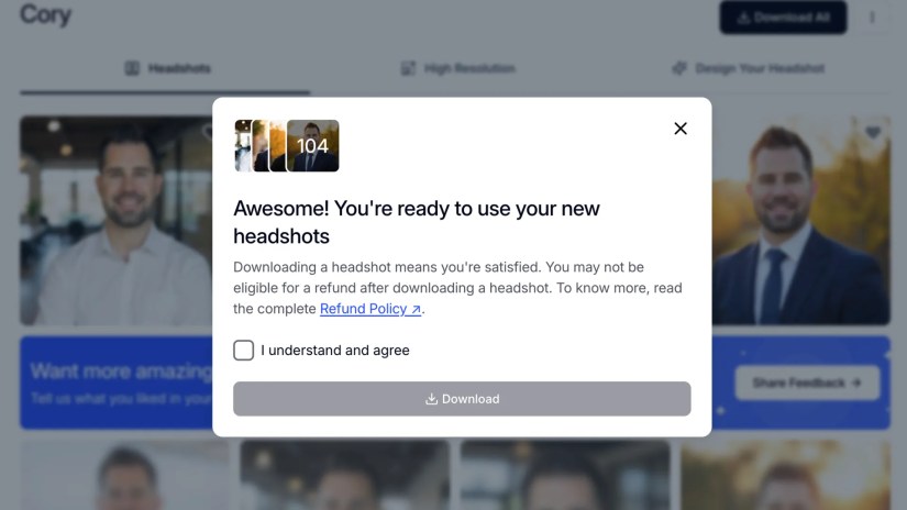 Instaheadshots-results