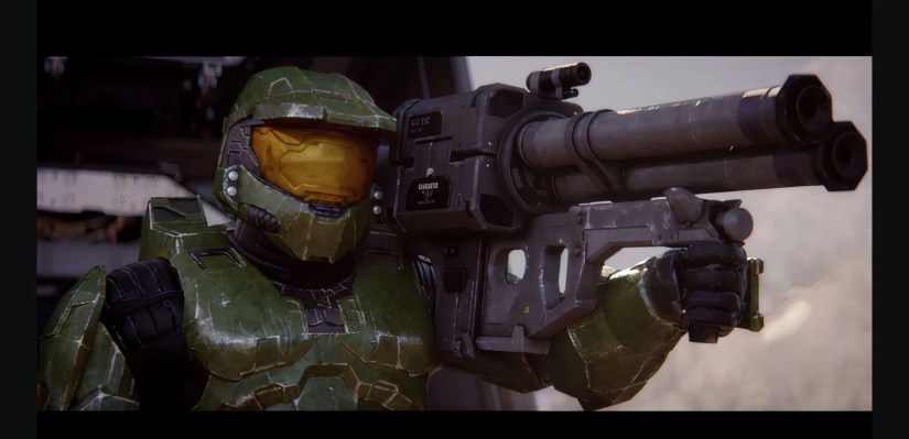 A screenshot from the Master Chief Collection.