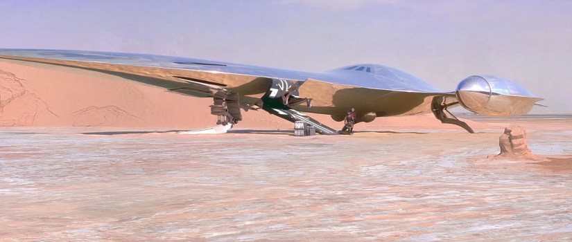 A screenshot from the movie Star Wars Episode I: The Phantom Menace.