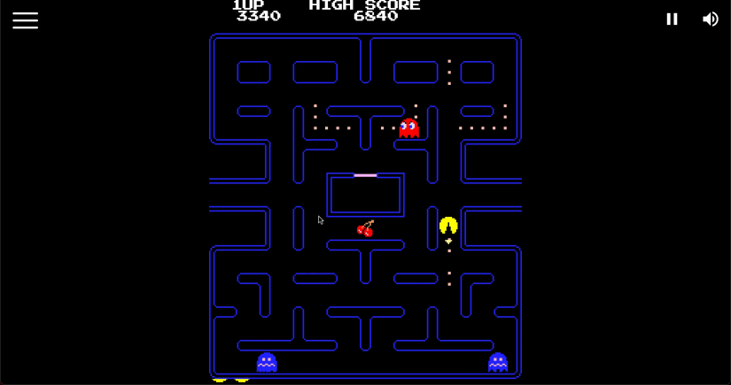 PacMan at the Free Video Game Project.