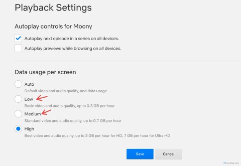 Changing playback settings on Netflix&rsquo;s web app.