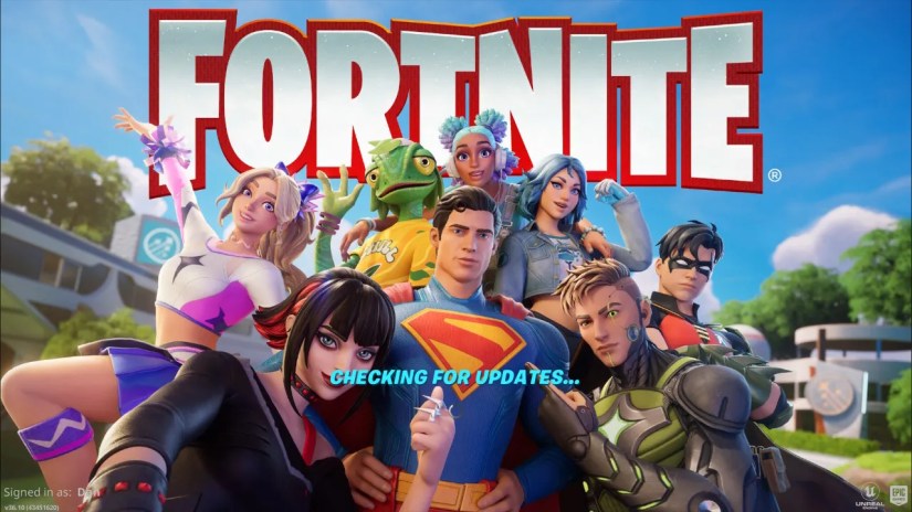 Fortnite Checking for Updates.