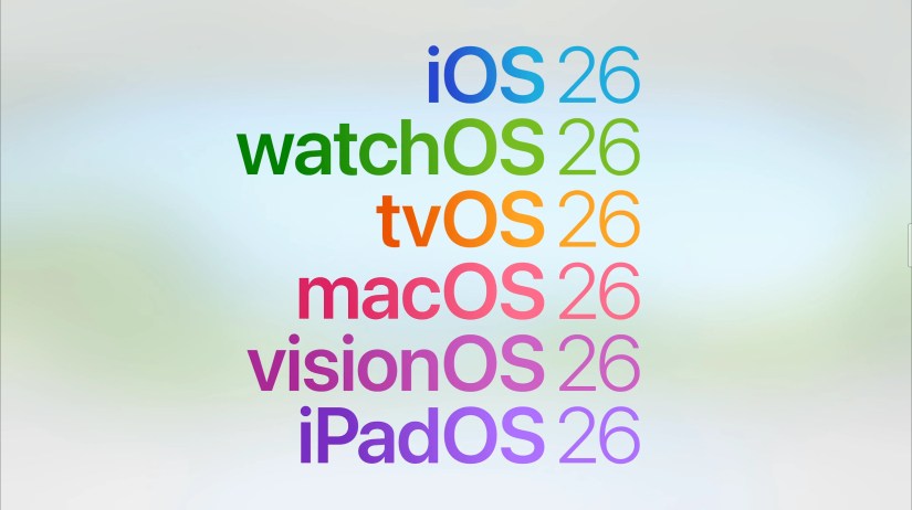 iOS 26 and macOS 26 naming convention.
