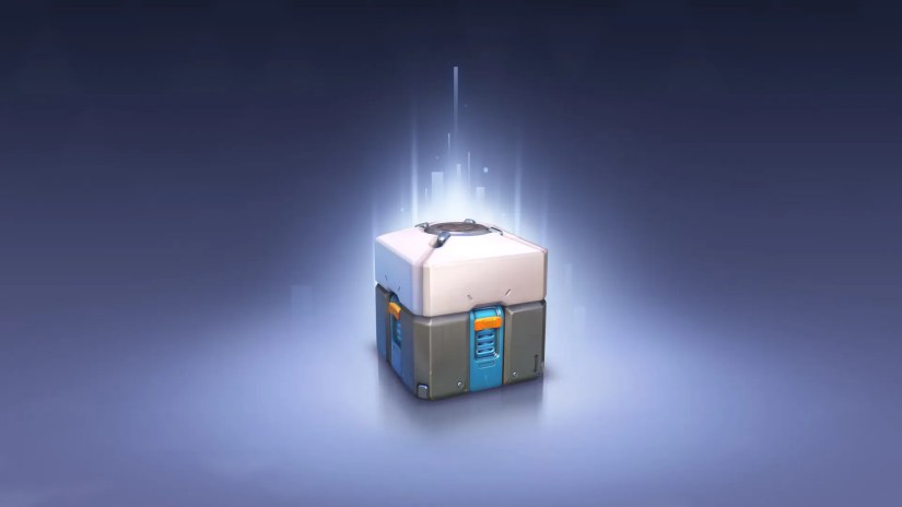 A loot box from Overwatch.