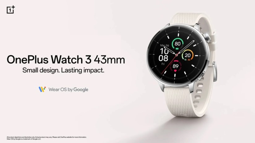 OnePlus Watch 4 (43mm) announcement image.