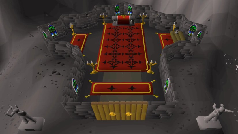 The Chaos Temple in the Wilderness in Old School RuneScape.