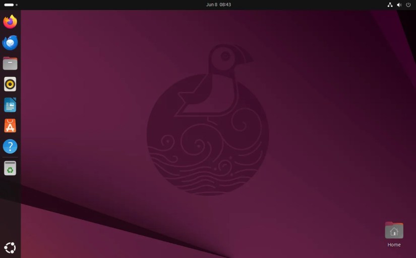 Ubuntu 25.04 desktop with a taskbar visible.