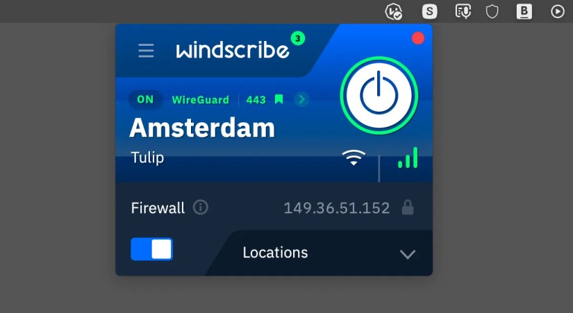 Windscribe.
