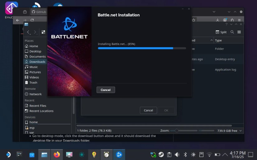 Battle.net installer.