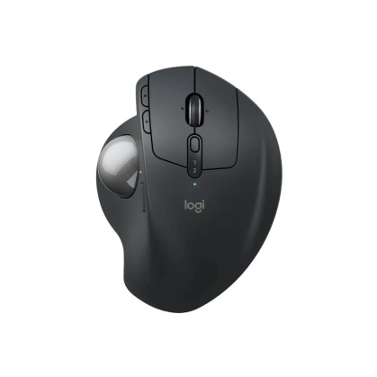 Logitech MX Ergo S on a white background.