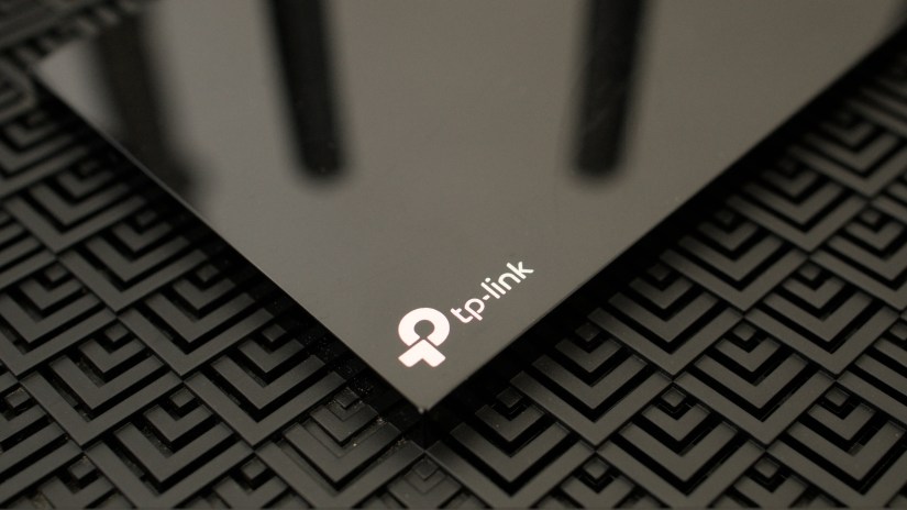 Logo on a TP-Link Archer AX 72 Pro.