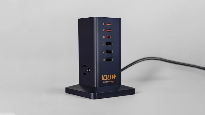 tessan 100w desk charging station gan