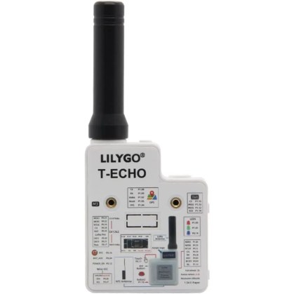 The Lilygo T-Echo LoRa radio.