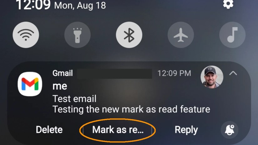 gmail mark as read