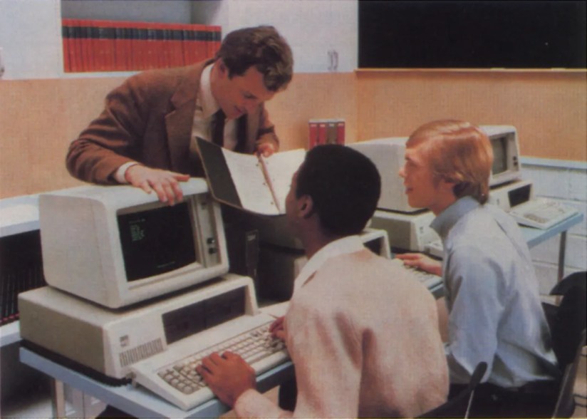 IBM PC 5150 brochure scan.