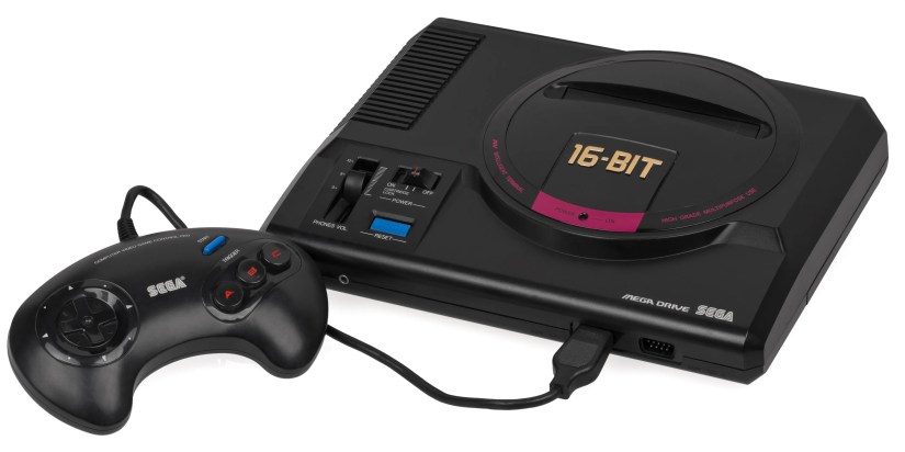 A Japanese Sega Mega Drive.