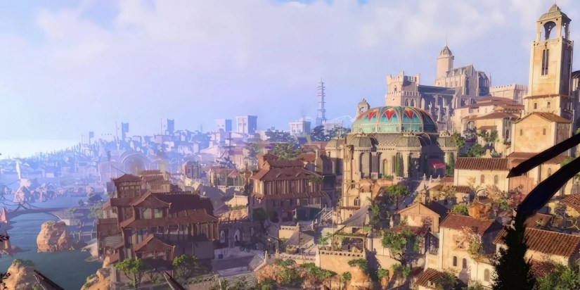 The city of Baldur&rsquo;s Gate in Baldur&rsquo;s Gate 3.