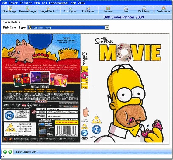 Make Printable DVD Movie Covers with DVD Print [Windows]