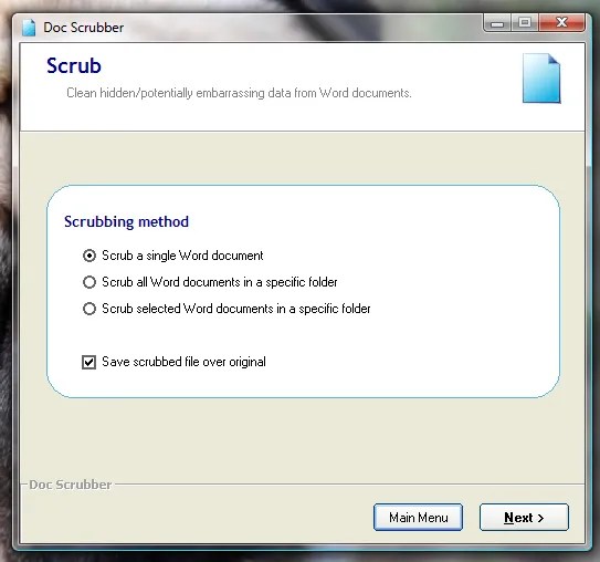 How To Scrub Metadata From Word Documents [Windows]