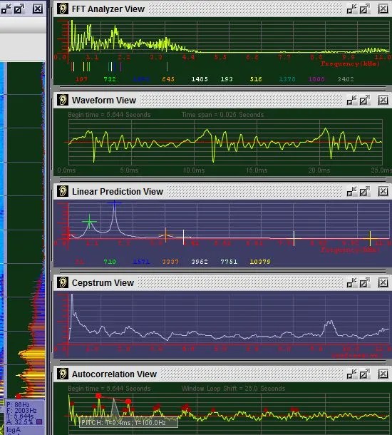 Sonogram Visible Voice Powerful Voice Spectrogram Software