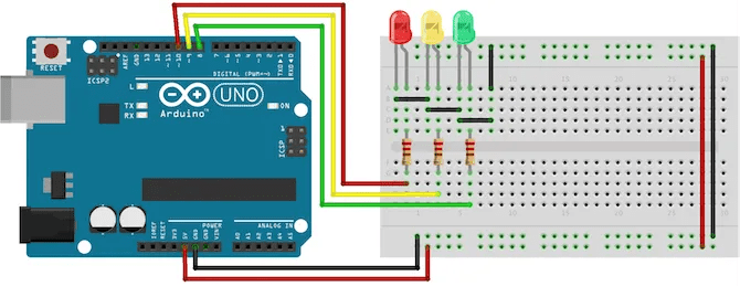 Arduino Programming for Beginners: Traffic Light Controller Project