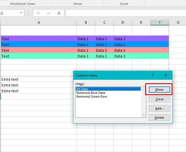 How to Use Excel Custom Views Like a Pro