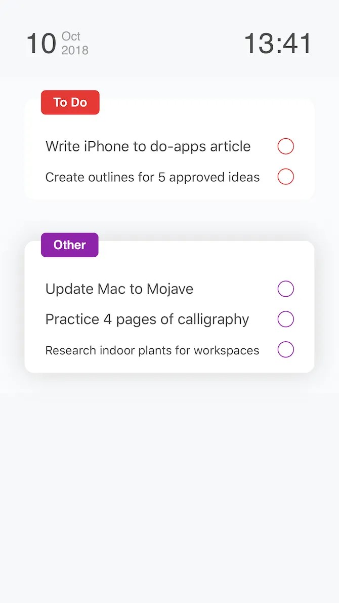 6 Utterly Simple ToDo List Apps for iPhone