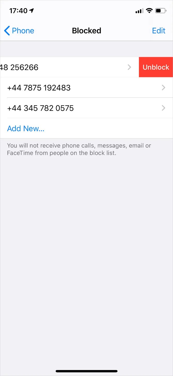 How to Unblock a Number on an iPhone