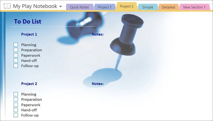 How to Use OneNote Templates for Project Management