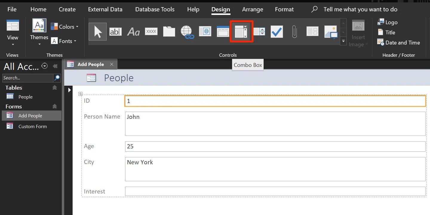 How to Create a Form in Microsoft Access