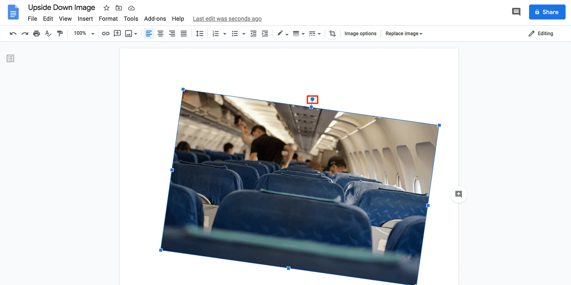 How to Turn a Photo Upside Down in Word, Apple Pages, and Google Docs