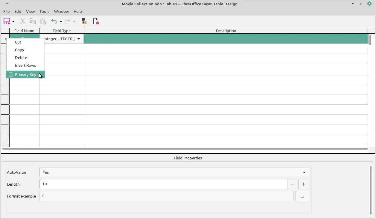 How to Set Up a New Database With LibreOffice Base