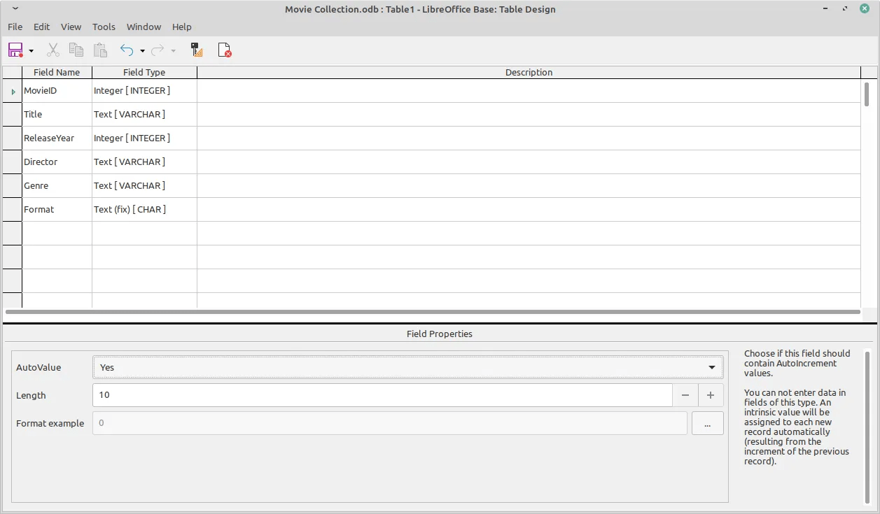 How to Set Up a New Database With LibreOffice Base