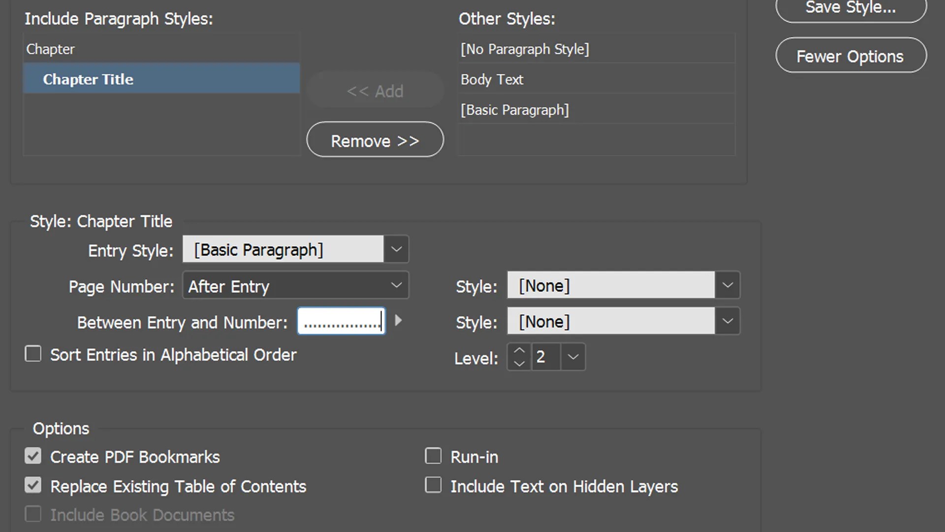 How to Build a Table of Contents in InDesign