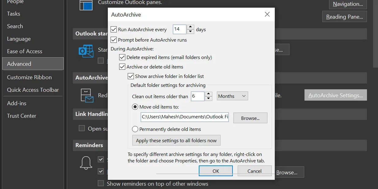 How to Archive Emails in Outlook