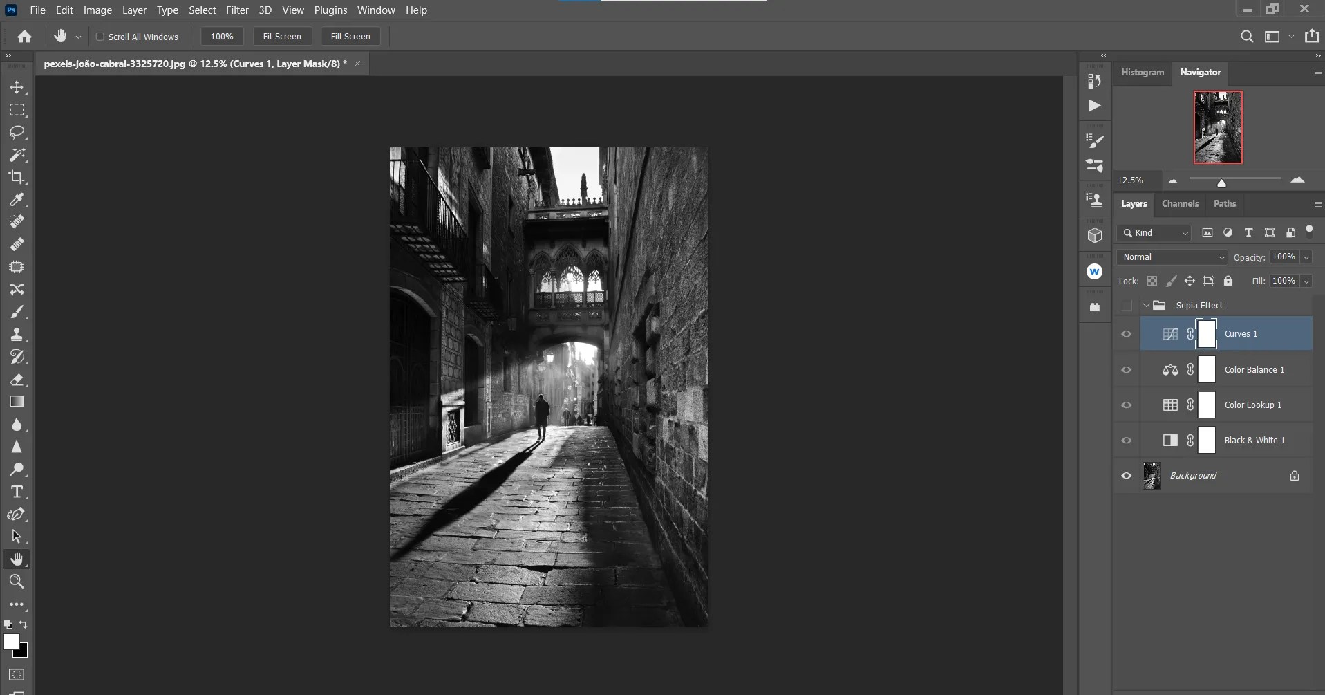 How to Create a Custom Sepia Effect in