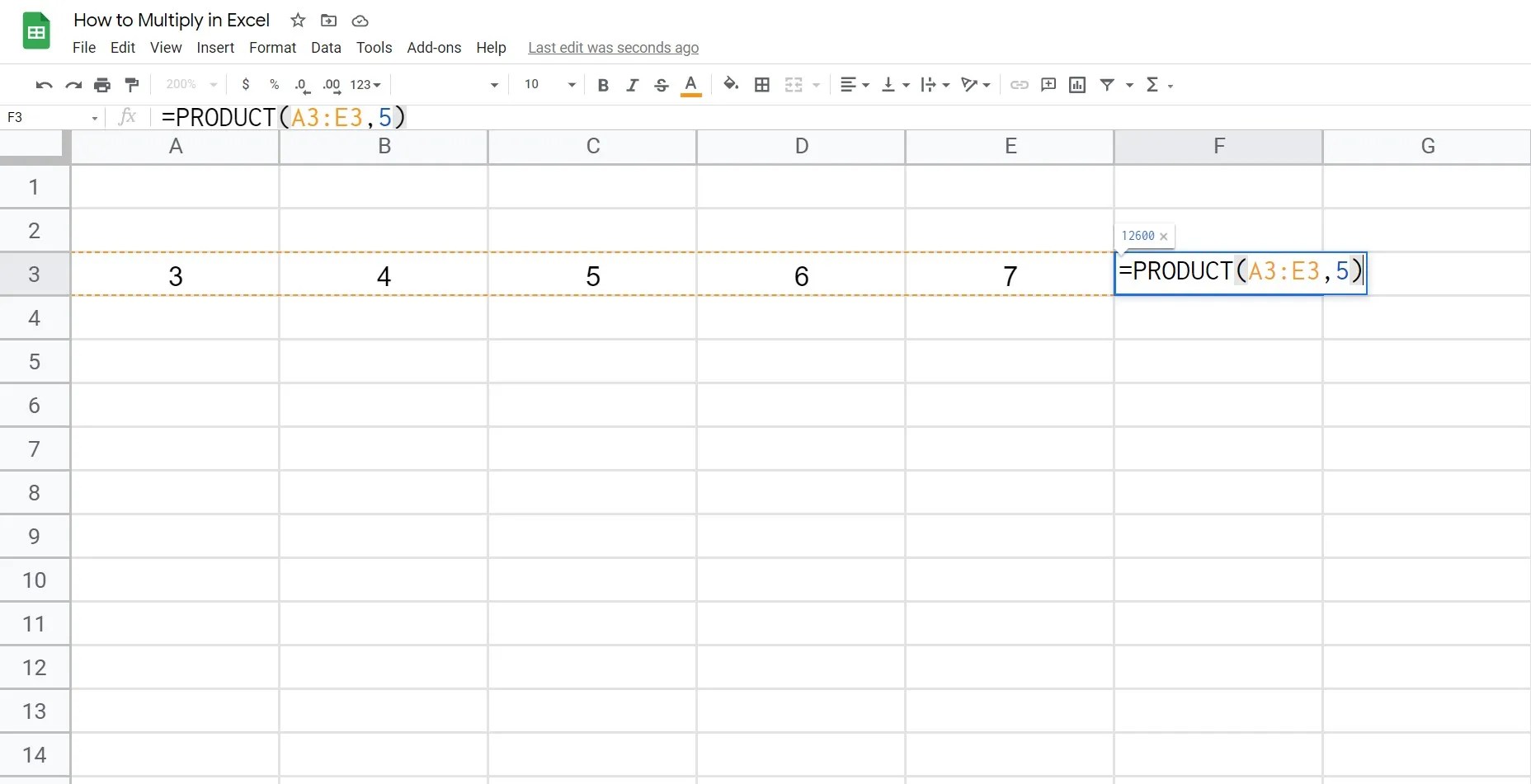 How to Multiply in Excel