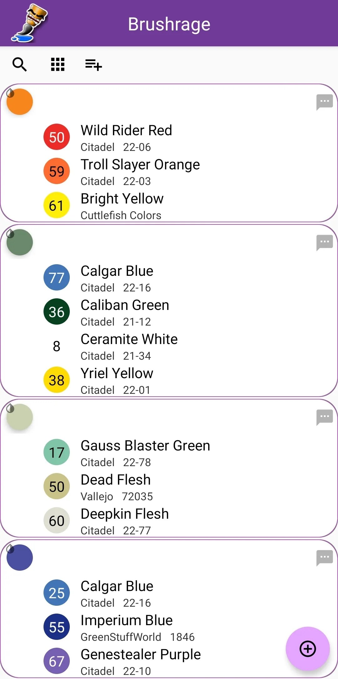 4 Android Apps to Paint and Plan Your Miniatures Collection