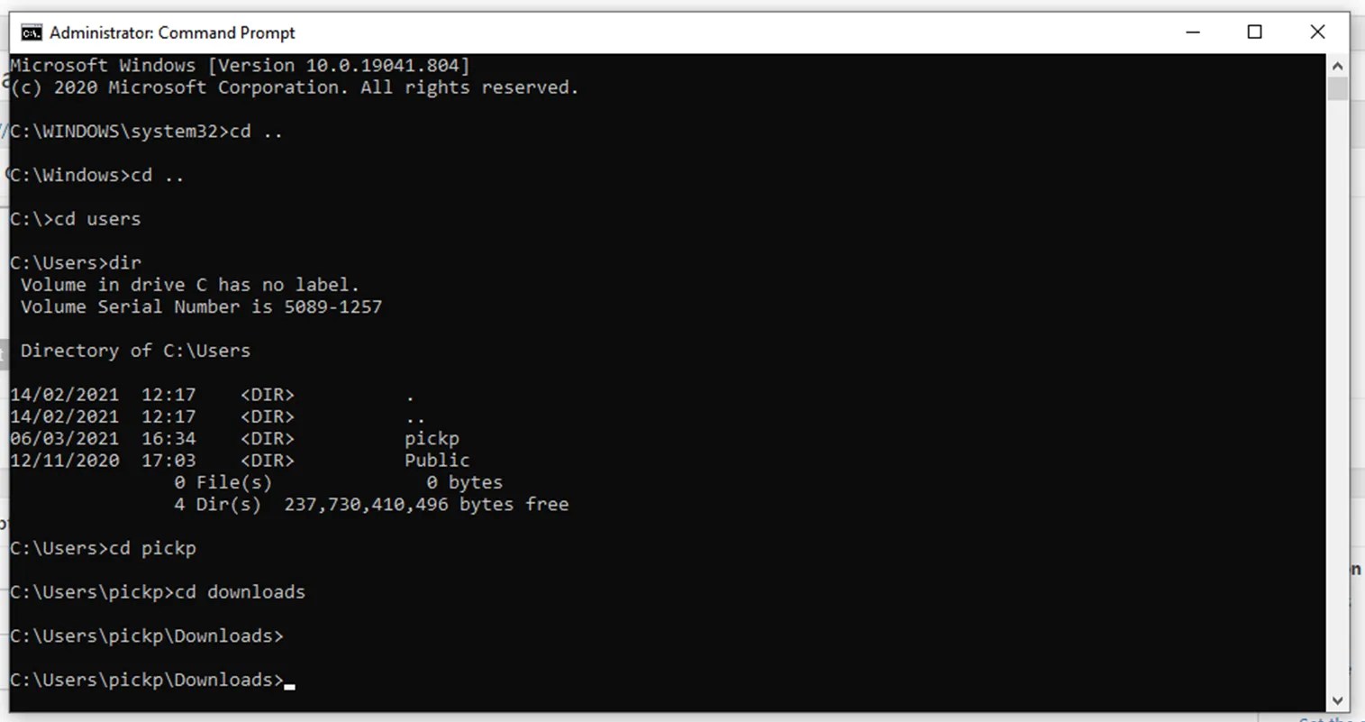 How to Change Directory Using Command Prompt (CMD) on Windows 10