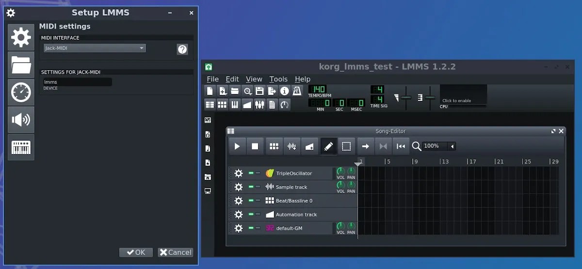 Using a Linux DAW with a USBConnected MIDI Keyboard