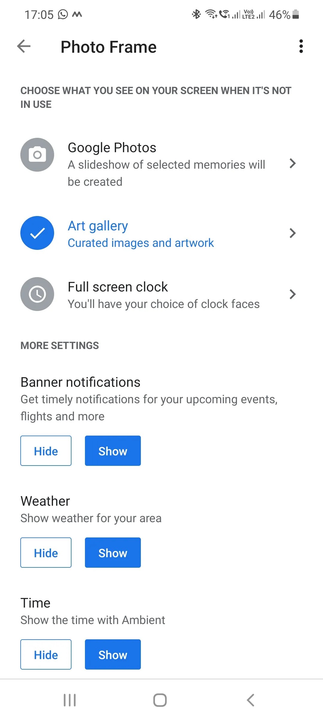 The Google Nest Hub and Hub Max Gain Three New Clock Faces