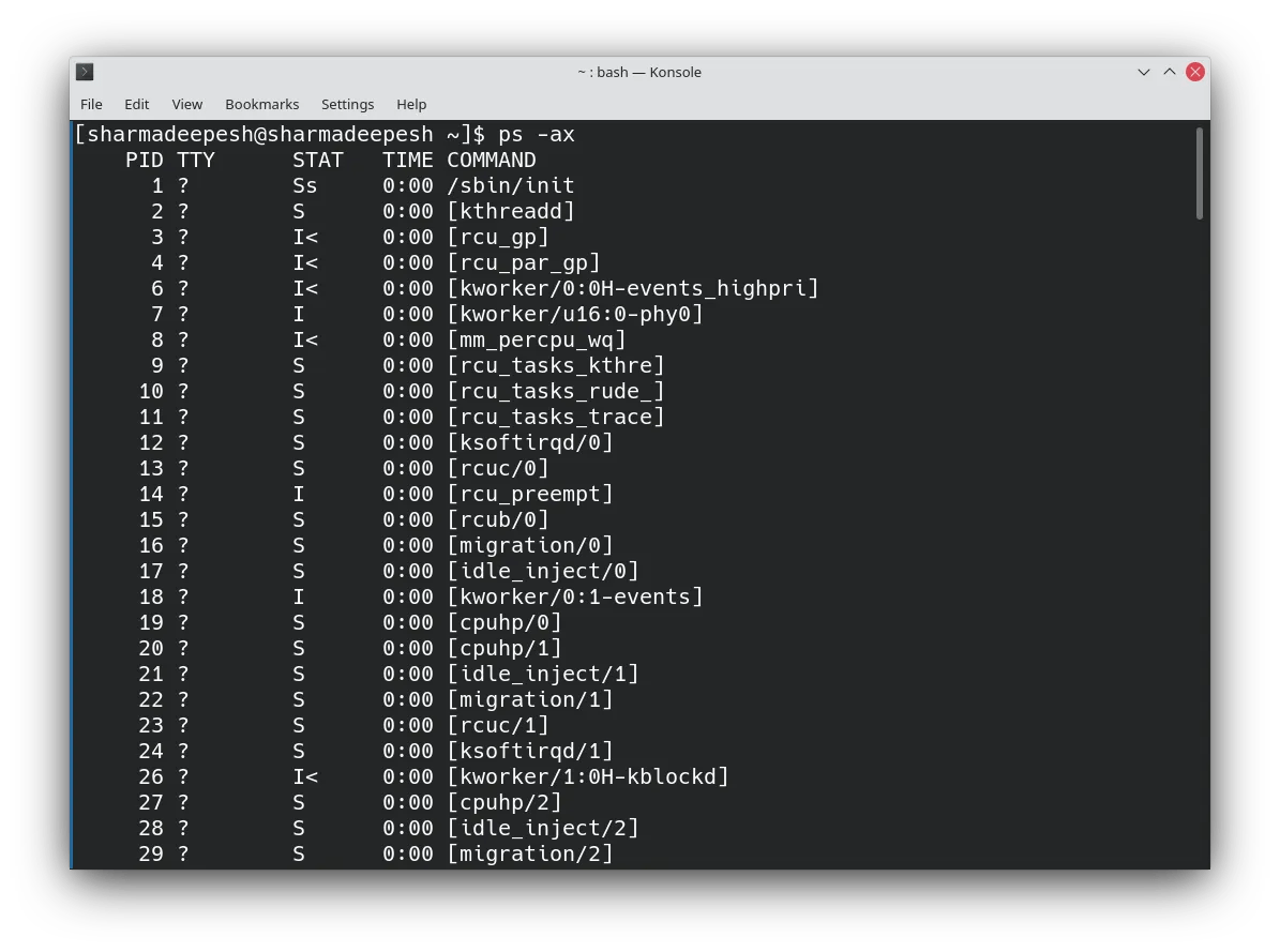 How to Display Process Information on a Linux System With the ps Command