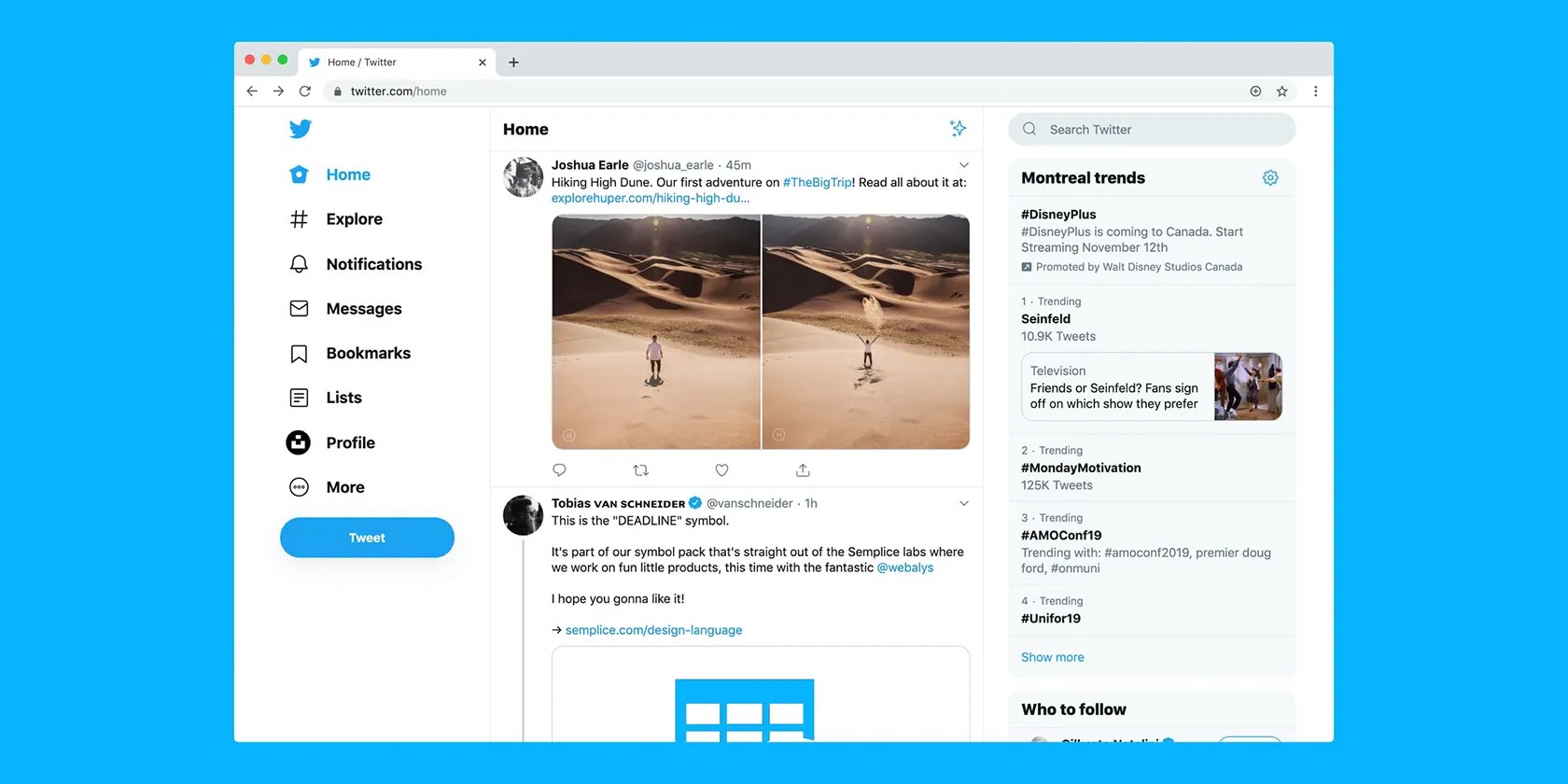 Les espaces Twitter arrivent bientôt sur le bureau