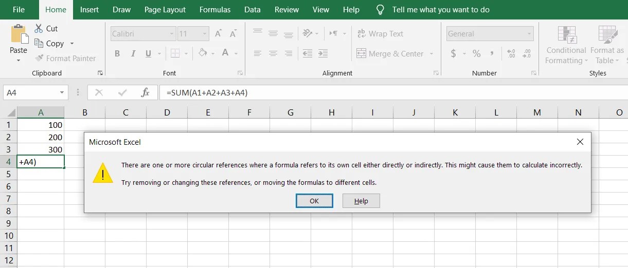 How to Find and Remove Circular References in Excel