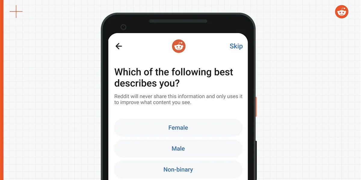 Reddit Now Lets You Add Your Gender Identity When You Sign Up